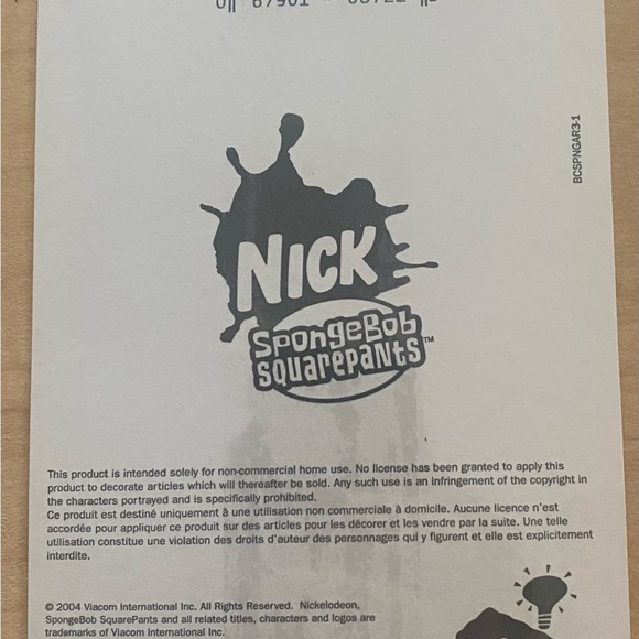 New in package SpongeBob SquarePants stickers-early 2000’s - Picture 2 of 2